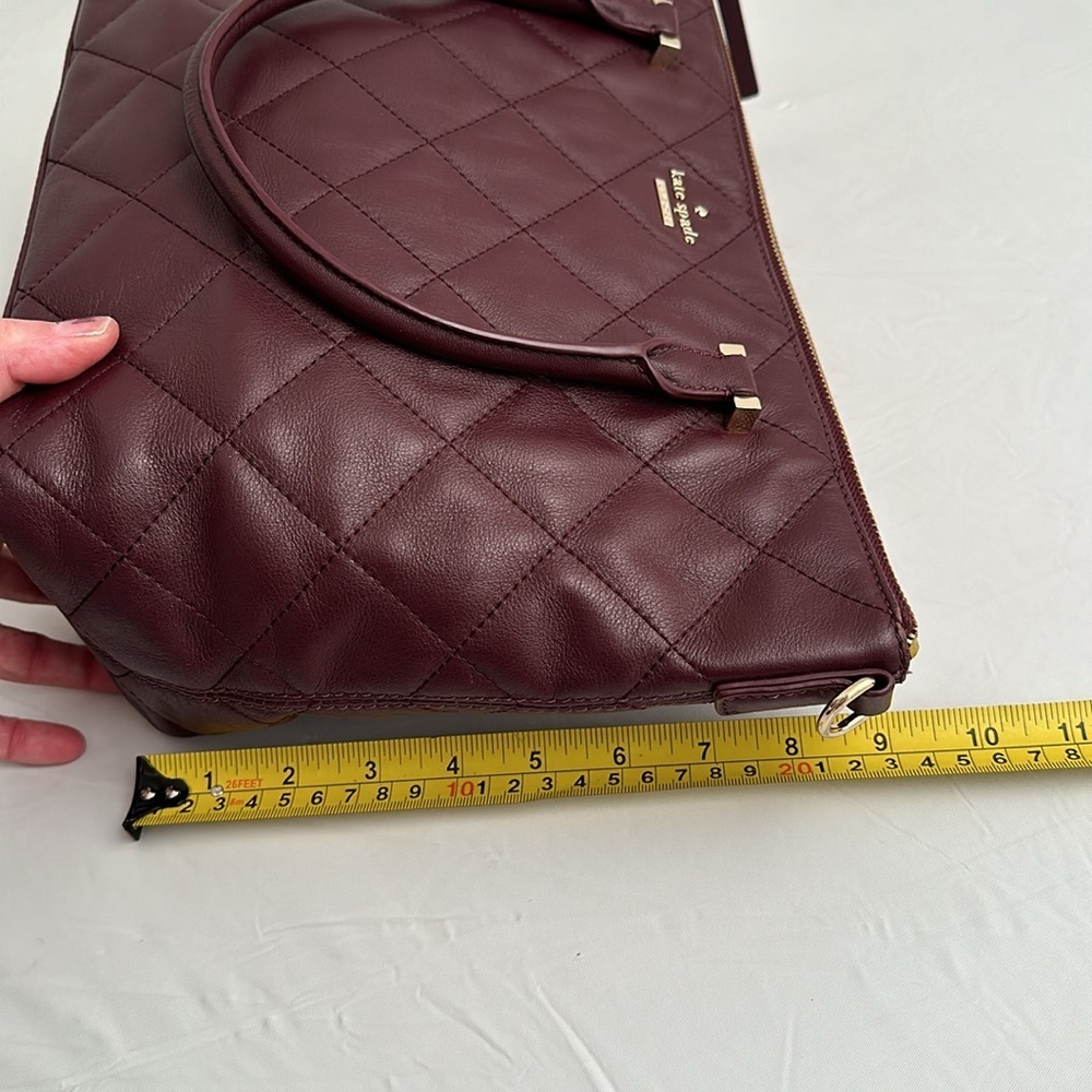 Kate Spade Emerson Place small Gina mulled wine tote bag - Picture 13 of 14